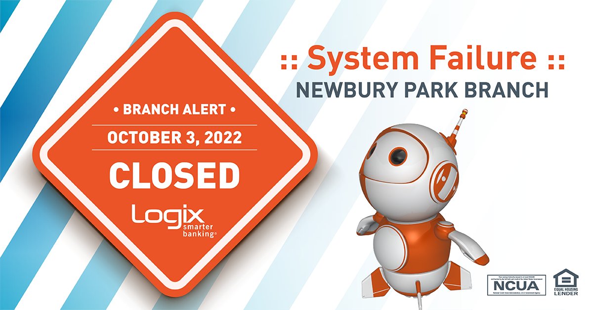 Logix on Twitter "⚠️ Attention ⚠️ Logix Newbury Park branch closed