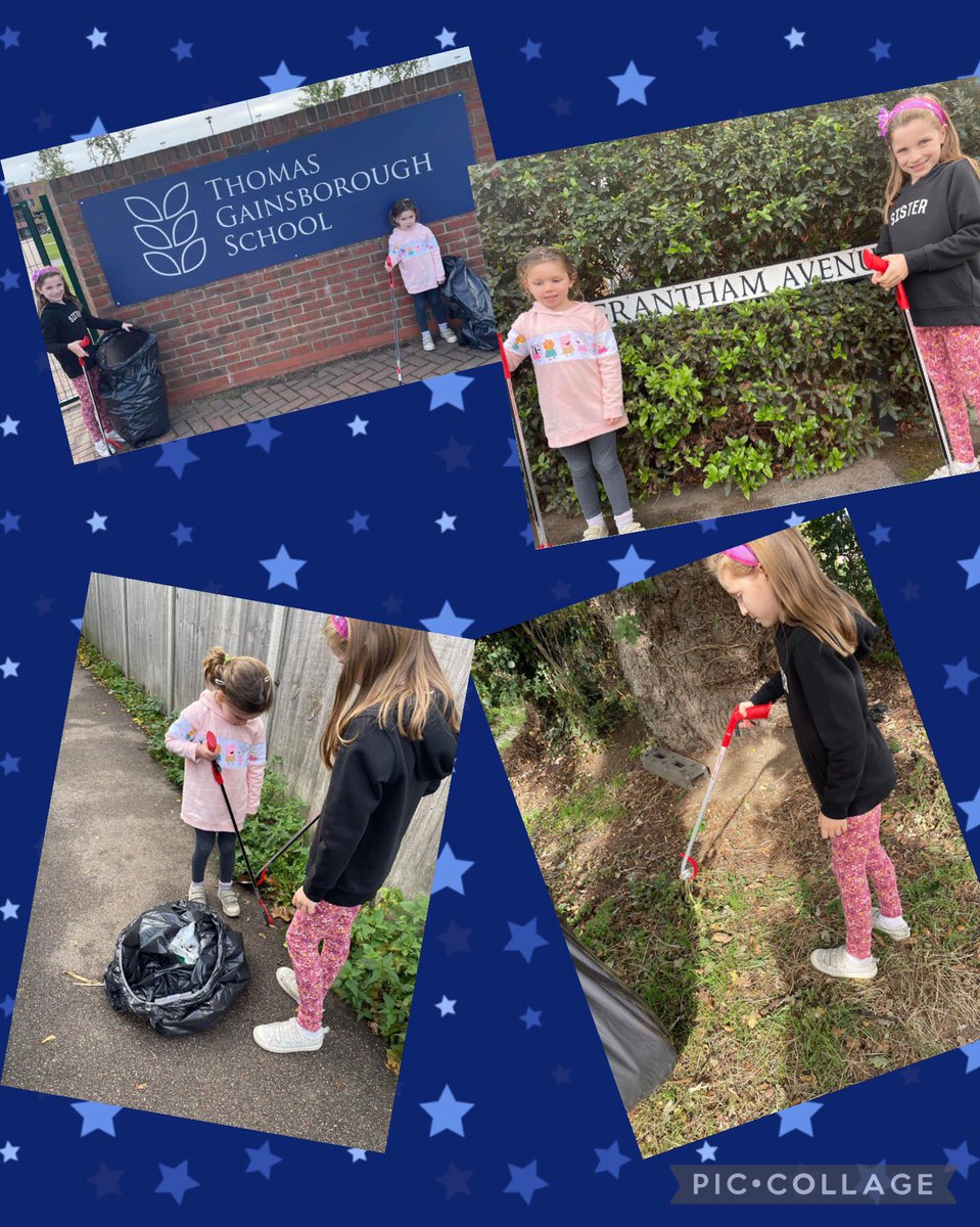 Communitywarden's tweet photo. Well done to these two superstars, helping to keep their community tidy in Great Cornard. @SudburyTC @TownOfSudbury @tgschool @WHPrimary @MarkGlennMurphy https://t.co/gDvdxFF6DB