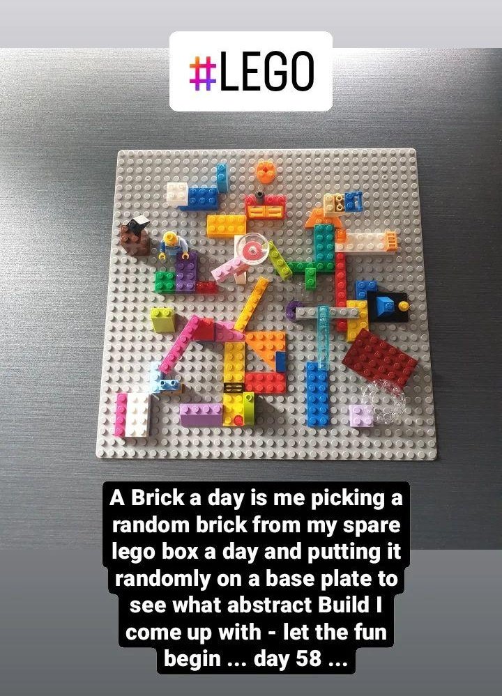 jslegobricks's tweet photo. A Brick a day ... Day 58 ...

A Brick a day is me picking a random brick from my spare lego box a day and putting it randomly on a base plate to see what abstract Build I come up with - let the fun begin ... day 58 ...

#lego @LEGO_Group #legobricks #abstractlego #funwithlego https://t.co/MrganeVCt0