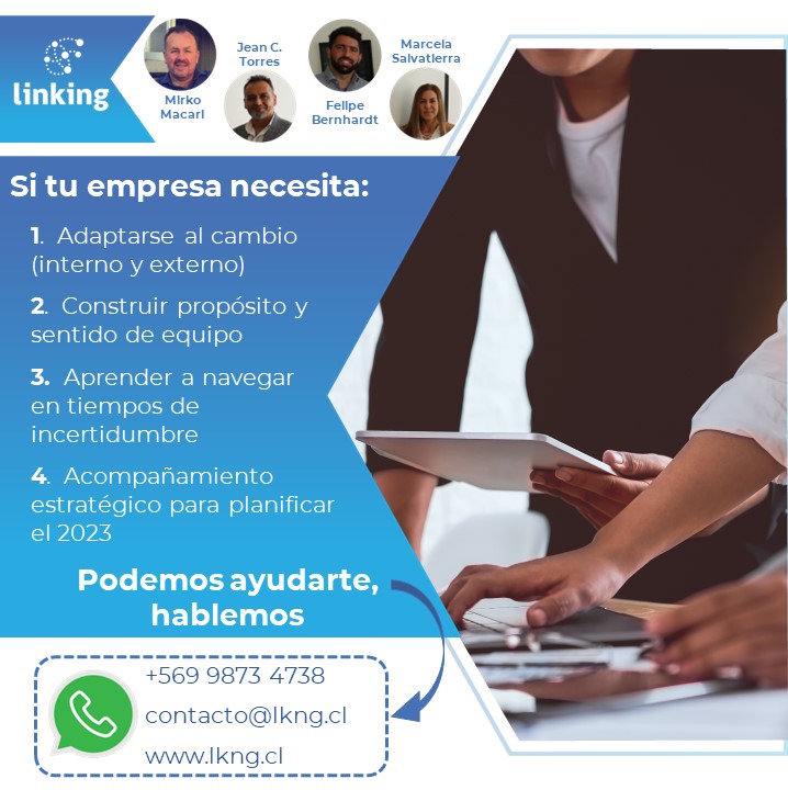 Linking_Chile's tweet image. ¿A tu empresa le cuesta adaptarse a los nuevos tiempos? 
CAAAAALMA, es algo que les sucede a TODAS las organizaciones, aquí algunas reflexiones de Rafael Echeverría que te harán sentido
¡contáctanos si quieres saber más!
#colaboracion #cambio #transformacion #cultura