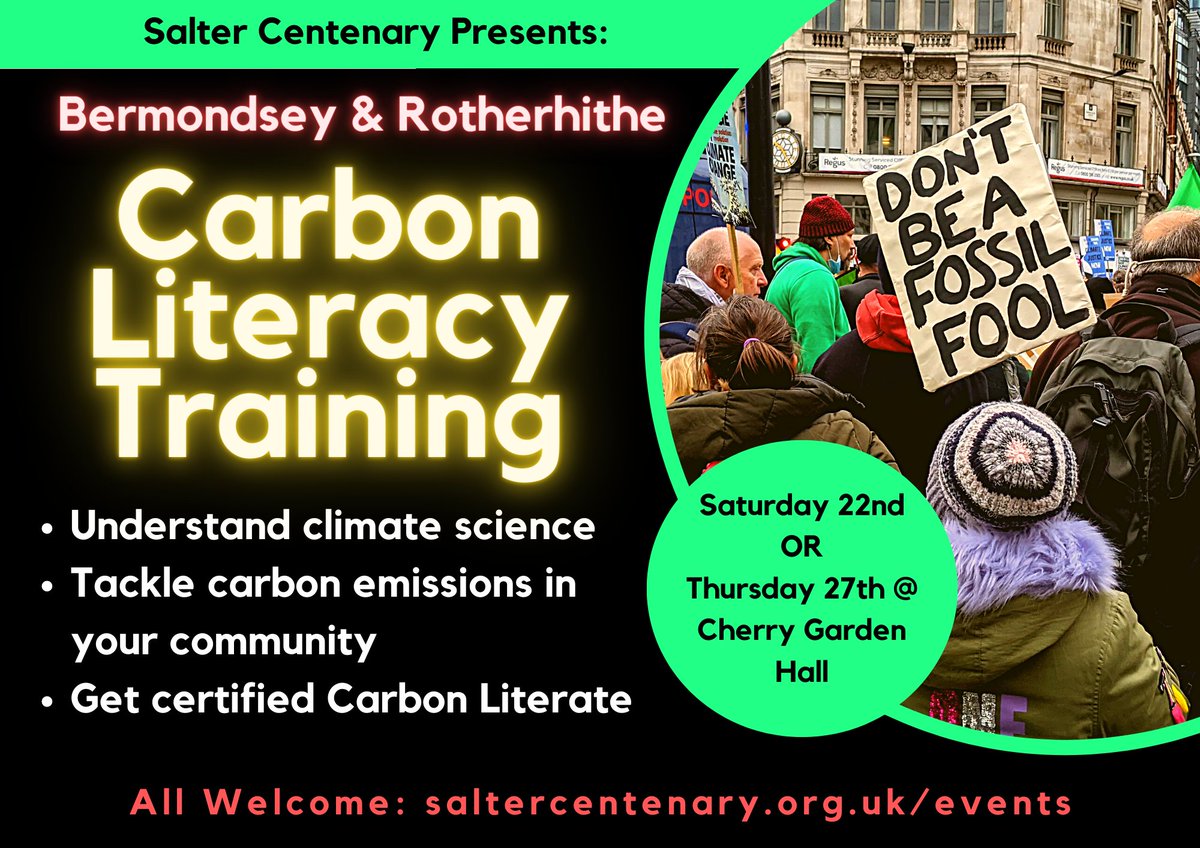 Is it really possible to reduce our impact on the planet? Yes! This free course explains how everyone can help build a low carbon society. Ada would have thoroughly approved! Sign up now: saltercentenary.org.uk/events/carbon-…