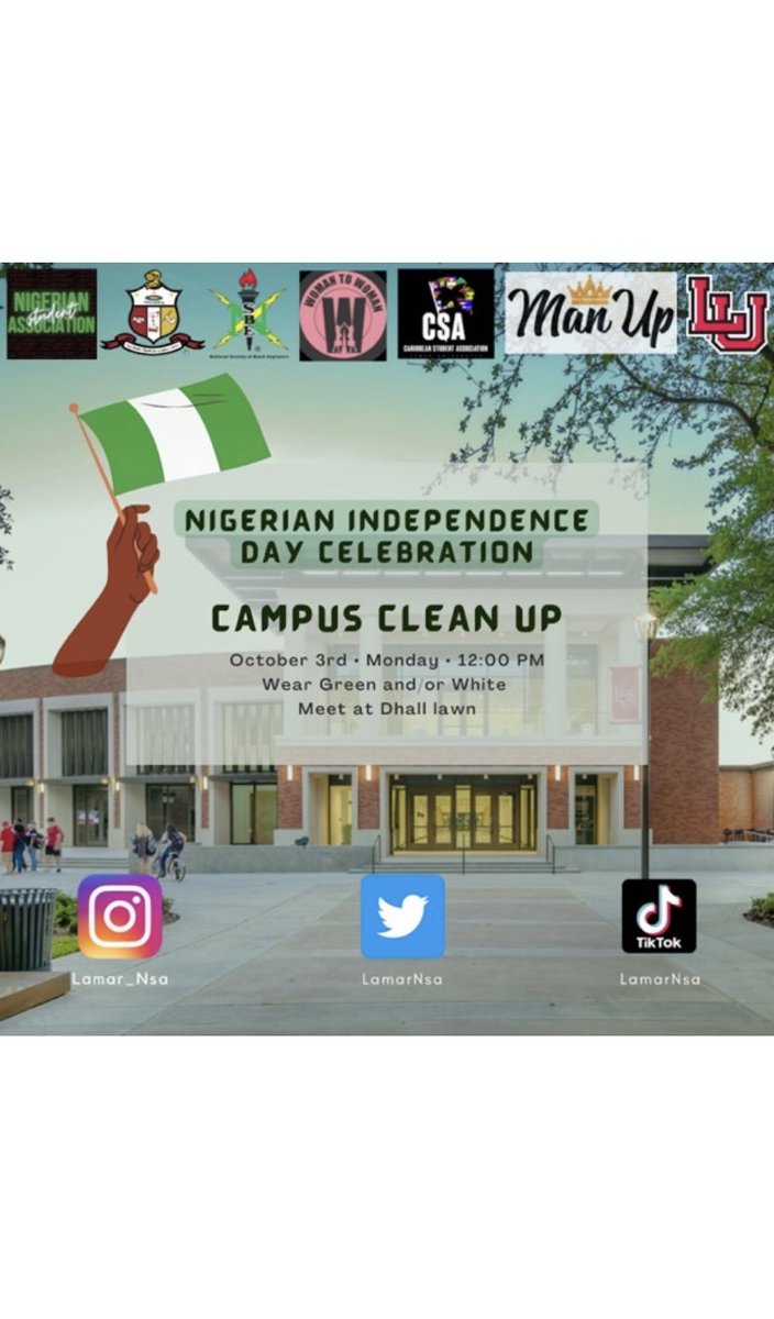 Run up a sack regardless… happy to say campus clean up was a success