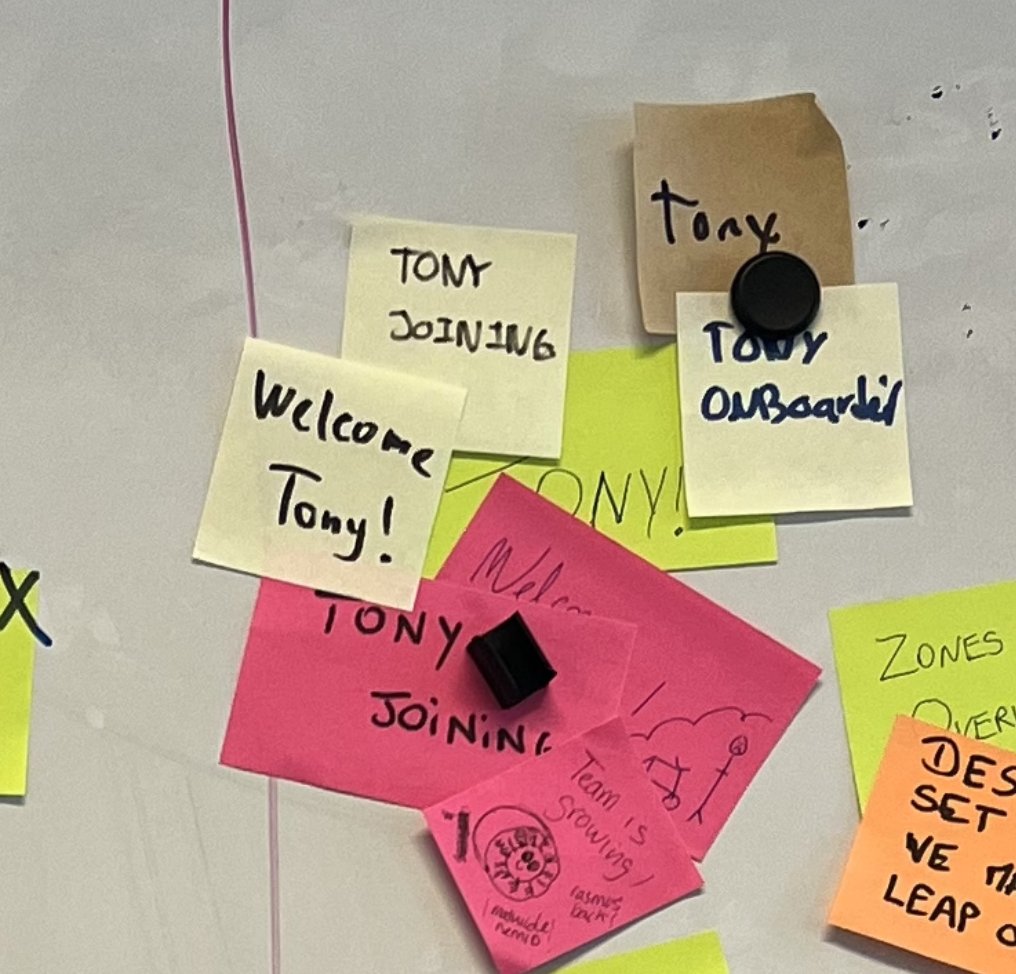 @madsnedergaard.bsky.social (@mads_nedergaard) on Twitter photo At <a href="/ElectricityMaps/">Electricity Maps</a> we have a tradition of always celebrating new hires in our retro - I still remember that warm fuzzy feeling years ago when everyone had a post-it about me! 💚 At <a href="/ElectricityMaps/">Electricity Maps</a> we have a tradition of always celebrating new hires in our retro - I still remember that warm fuzzy feeling years ago when everyone had a post-it about me! 💚