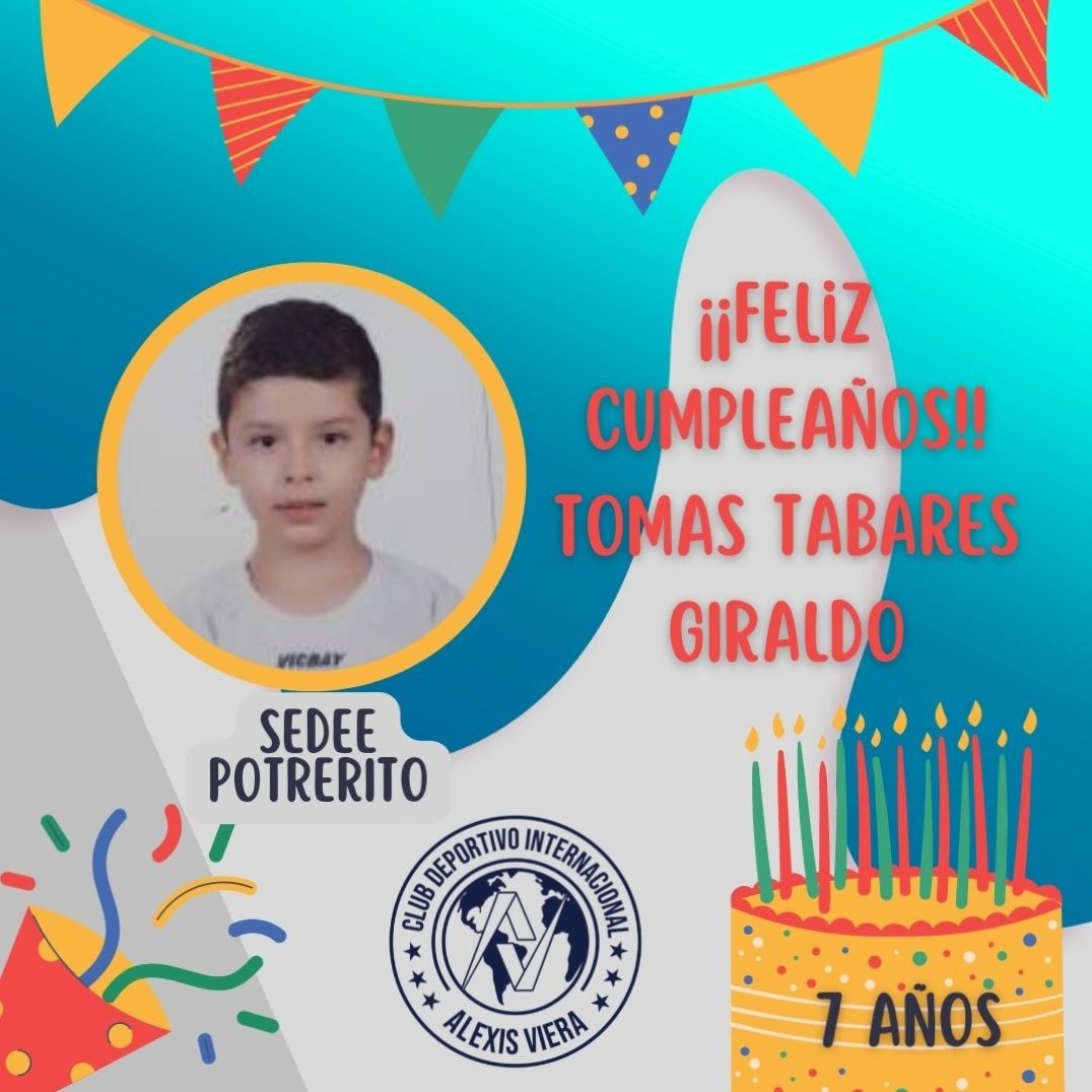 EdeArquerosAV's tweet photo. #CumpleañosCDIAV 🎉
La familia del CDIAV felicita a nuestro deportista Tamás en su cumpleaños #7 de la sede Potrerito.
¡¡Muchas Felicidades a Tomás!!
@pulpoviera
#SosUnGanador #Familia #Cumpleaños #Celebración https://t.co/RODqPElMvu