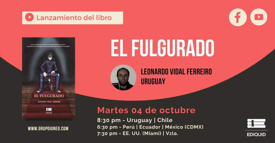 Mañana presentó la nueva novela, los espero...