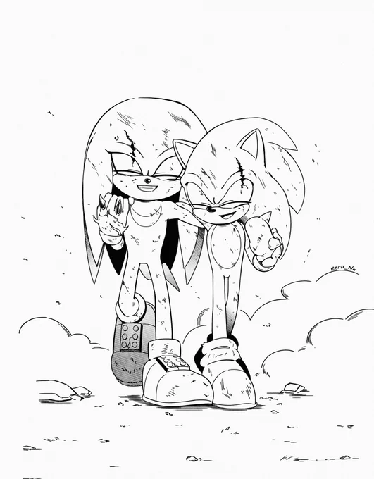 You got the Good Ending!
But is that all?

#SonicTheHedgehog #KnucklesTheEchidna #sonknux https://t.co/L5UJ1zbJE1 