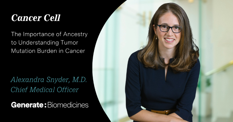 generate_biomed's tweet photo. In a new review, our CMO analyzes research on the oncology biomarker TMB, and how it impacts patients who have been historically underrepresented in clinical trials - highlighting the need for more research in diverse populations. #patientfocuseddrugdevelopment #GenerateTeam
