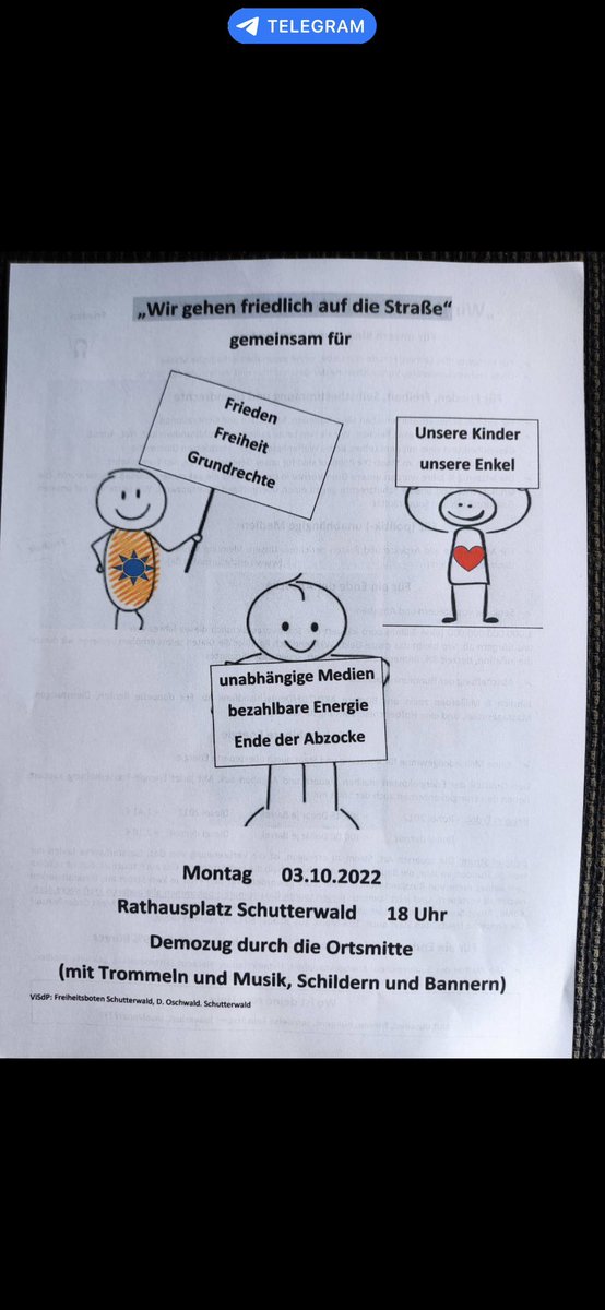 armillabrandt's tweet photo. Bei einer angemeldeten Montagsdemonstration der Gruppe „Schutterwald steht auf“ kam es eben zu mehreren körperlichen Angriffen auf meinen Begleitschutz & mich. Mehr dazu später!
#Schutterwald #Offenburg #og0310 #quergida https://t.co/VWvdyTpERq