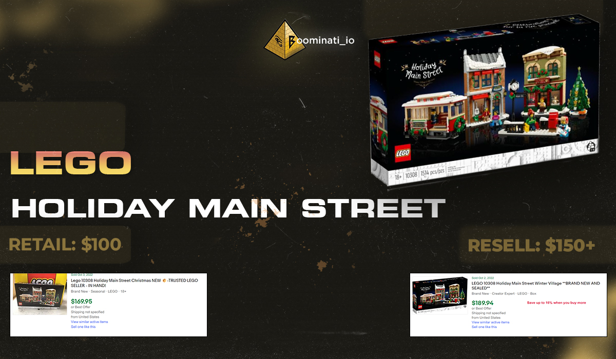 LEGO "Holiday Main Street"⛪❄️

Get alerts of the most profitable FLIPS only on 
<a href="/Boominati_io/">Boominati</a>
 🔥💸

Our members already making Huge Profit with all exclusive tools provided 🤑

Are you? 🤔

Like❤️ + RT♻️ + tag✅ = Surprise in DMs!!!