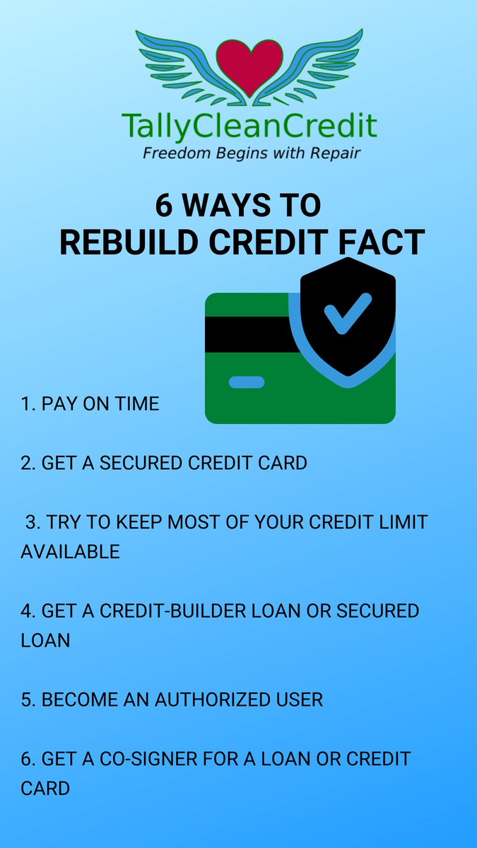 We'll help you get started, understand your credit report for free! #tallycleancredit #creditscore #credit #MONEY