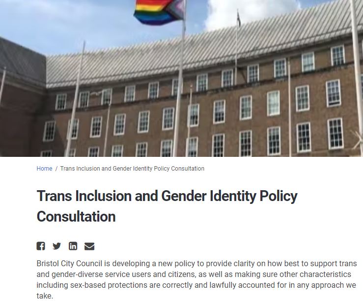 This consultation ends on 9th October, please consider responding. There are no geographical limitations.

Please share / retweet - it is being piled on by transphobes!
ask.bristol.gov.uk/trans-inclusio…