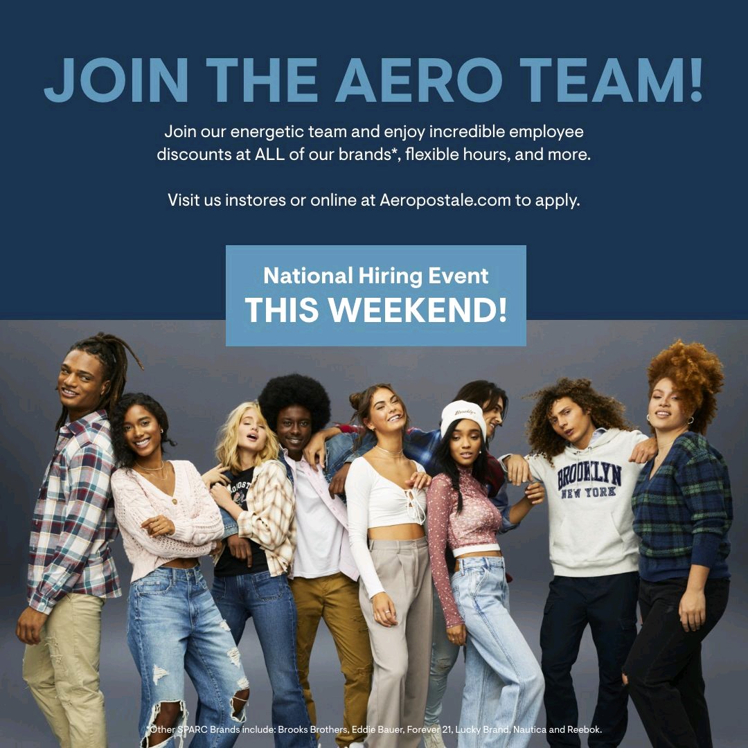 LiciaWestmark17's tweet photo. https://t.co/TI9lDWZ7zC

Looking to add a part time supervisor to our ever growing team! #parttimesupervisor #foxriveraeropostale #foxrivermall #appletonwisconsin https://t.co/zzxpm1u5nv