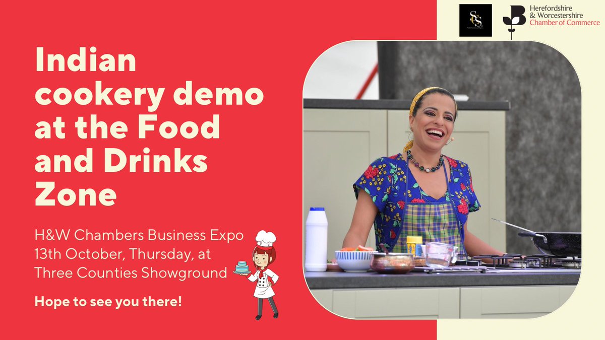 sukipantal's tweet image. In another news, I am doing a LIVE Indian cooking demo at the Food and Drink Zone at @HW_Chamber Business Expo on 13th Oct @3countiesshows 

Hope to see you there 🙌🏻 #WorcestershireHour