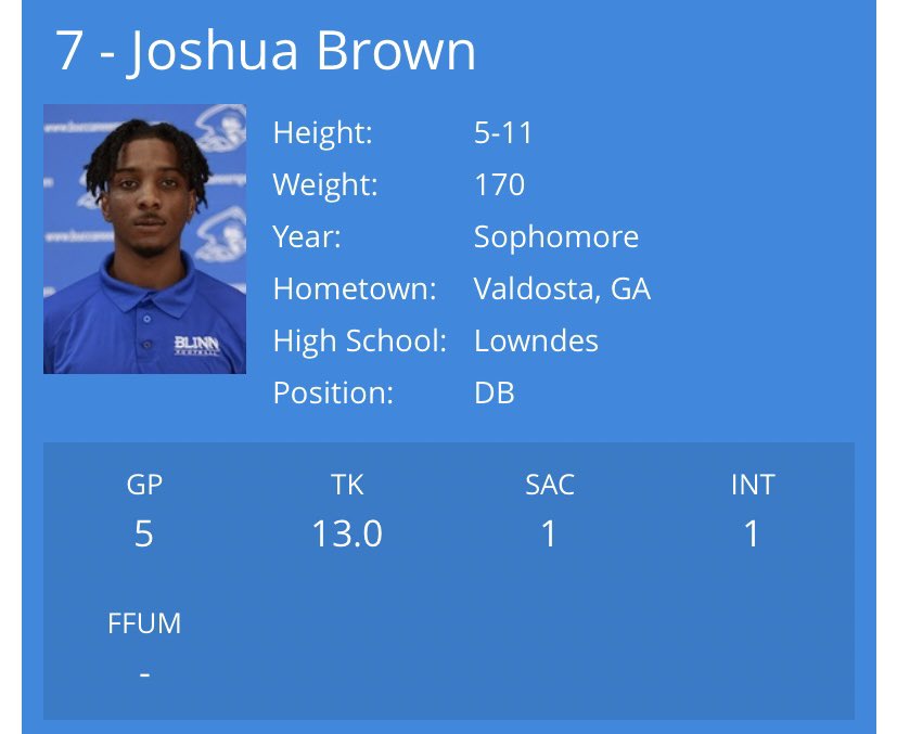 First 5 game stats🥷🏽
13 tackles
1 sack
1 INT
3 PBUs