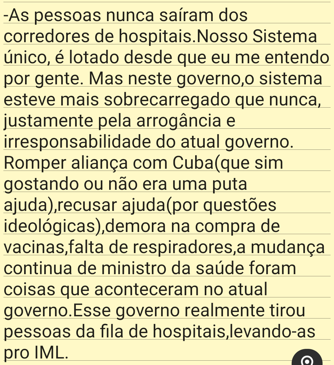 Maumsteen's tweet photo. @Gabrilhosa Deixar aqui, pois me dei o trabalho de escrever. https://t.co/NRbnTw89G6