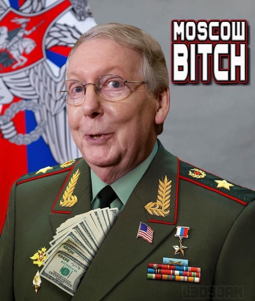 hoojfan's tweet photo. @JMPeck69 @JohnRMoffitt @AdamParkhomenko @stevgole @Rubychirp1 @B52Malmet @joncoopertweets @JeffBryant10 @HougenJ @hkb73 @Monkeys2Fly @marcrobbinroth @SenRonJohnson There were 8 of those traitors auditioning for Putin on July 4, 2018. And the GOP kicked in one more traitor when #RedRandPaul hand delivered a letter to Putin from TFG in Moscow the following month. Don’t forget #MoscowMitch.
@LeaderMcConnell @RandPaul @SenRonJohnson @elzey_t https://t.co/kZ0JPr70u9