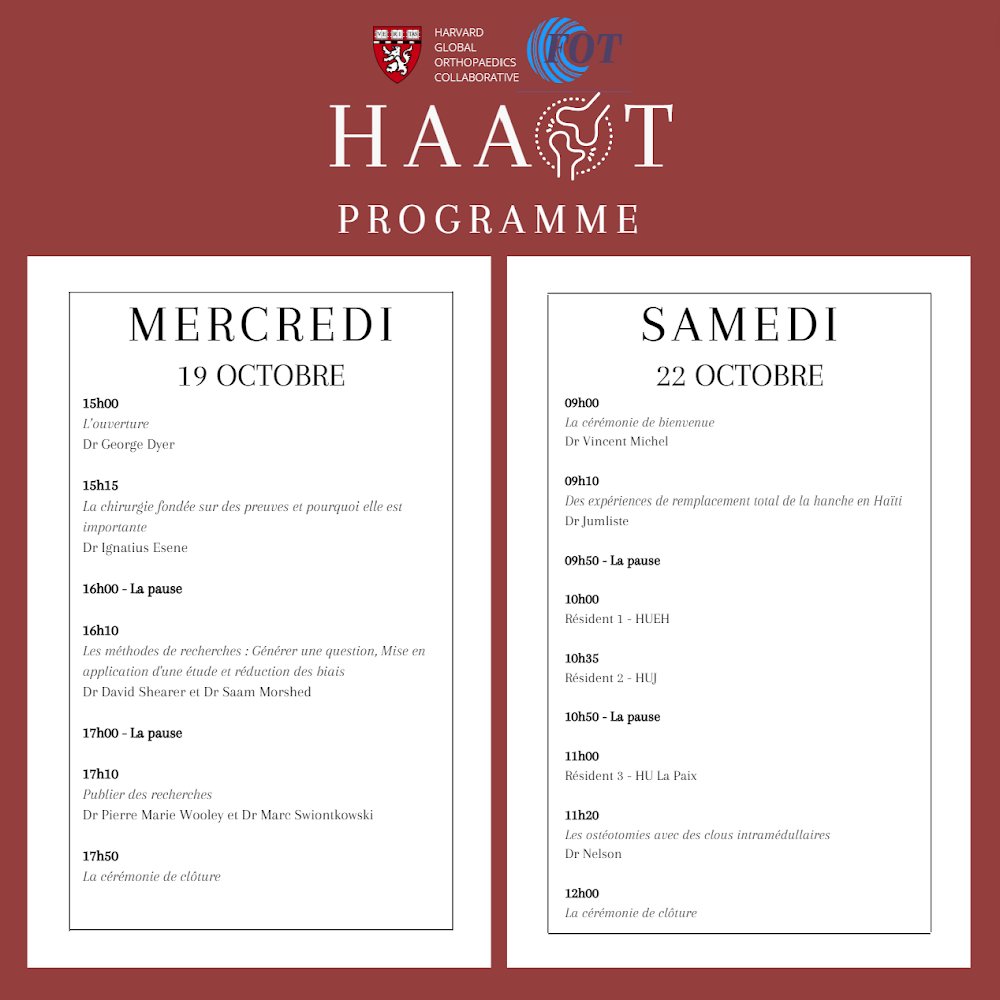 HAAOT22's tweet photo. Consultez le programme de la conférence HAAOT de cette année! Vous pouvez vous inscrire via ce lien: https://t.co/nZ0LEI1Biw https://t.co/xEb8izbEwf