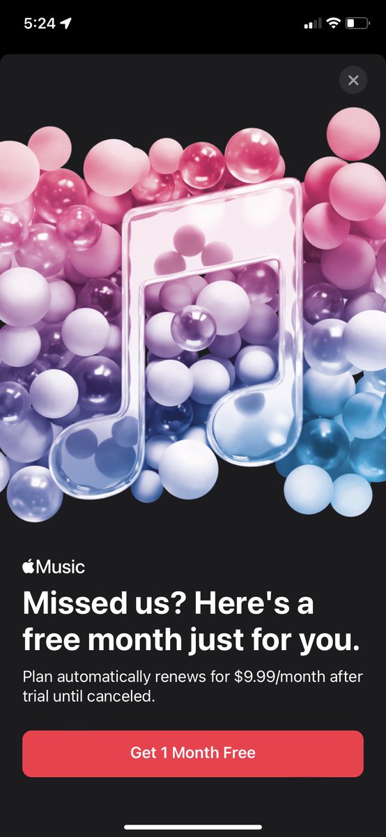 Apple Music still at it 😮