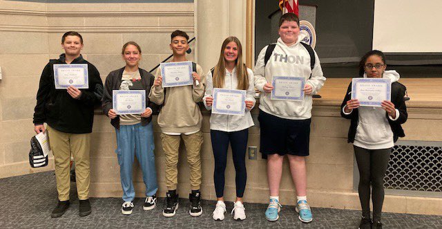Congratulations to our 7th and 8th grade September BRAVE awards. Students were selected and recognized by their teachers as exemplifying the junior high expectations this past month - We see you Spartans! Keep up the good work 👍🏻😊 <a href="/WyoAreaSD/">Wyomissing Area SD</a>