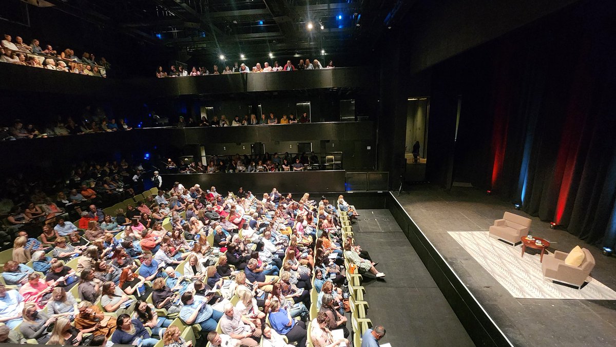 Waiting for <a href="/Backmanland/">Fredrik Backman</a> to take the stage in #Dallas.