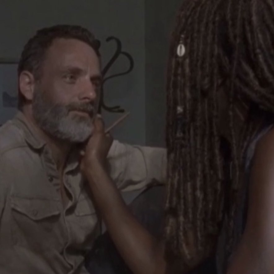 "I like to think it's said in my eyes every time that we speak," - Andrew Lincoln on Richonne saying “I love you”🥹❤️