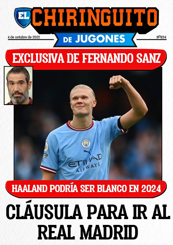 El Chiringuito TV (@elchiringuitotv) on Twitter photo 🚨"CLÁUSULA para ir al REAL MADRID"🚨
🗞️La exclusiva de <a href="/FernandoSanzD19/">Fernando Sanz 19</a> sobre Haaland, en la portada de <a href="/elchiringuitotv/">El Chiringuito TV</a>.
👉La presenta <a href="/jesusguevarab/">Jesús Guevara</a>. 🚨"CLÁUSULA para ir al REAL MADRID"🚨
🗞️La exclusiva de <a href="/FernandoSanzD19/">Fernando Sanz 19</a> sobre Haaland, en la portada de <a href="/elchiringuitotv/">El Chiringuito TV</a>.
👉La presenta <a href="/jesusguevarab/">Jesús Guevara</a>.