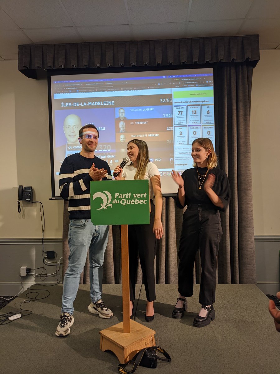 Merci a notre équipe cette élection! Ce n'était pas possible sans vous! #polqc #qc2022
