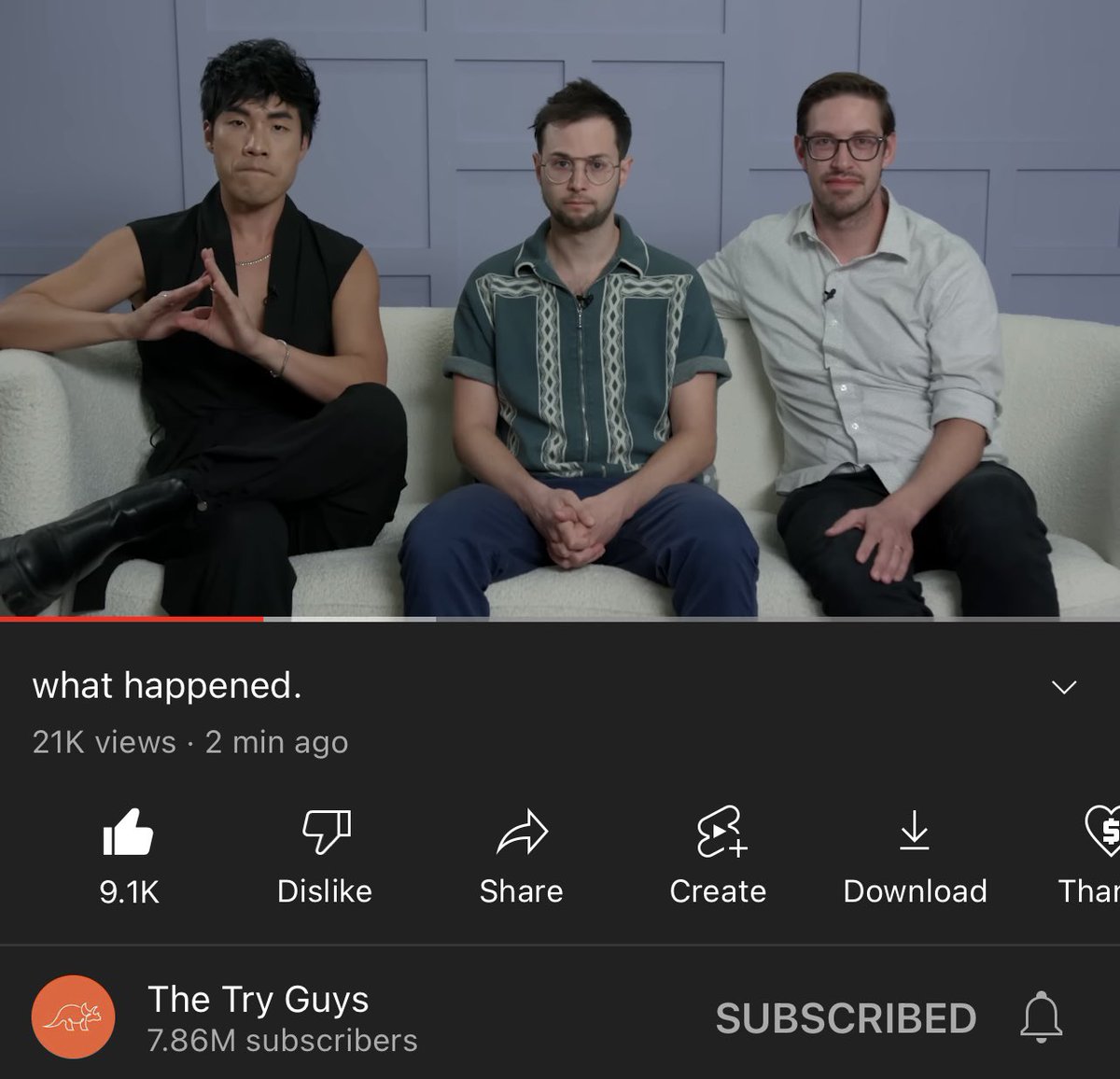 thomaslove27's tweet photo. Omg #ned #nedfulmer #tryguys #thetryguys https://t.co/tVg0zdQsSY
