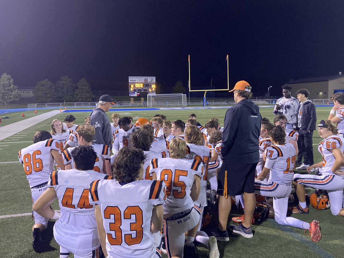 Great work JV! Tigers win 26-0 vs. Wheaton North