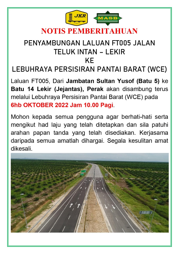 HEBAHAN

MOHON KEPADA SEMUA PENGGUNA AGAR BERHATI-HATI SERTA MENGIKUT HAD LAJU YANG YANG TELAH DI TETAPKAN.
<a href="/JKRPERAK/">JKR PERAK</a> @JKRMALAYSIA @MOWorks <a href="/ramend77/">Ramendra</a>