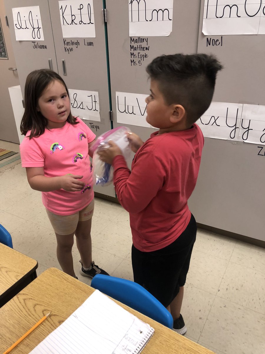 epple_d's tweet photo. In science, we used comparing changes in matter caused by cooling as an excuse to make ice cream! Such a fun and yummy investigation. https://t.co/Fdo6mD94jk