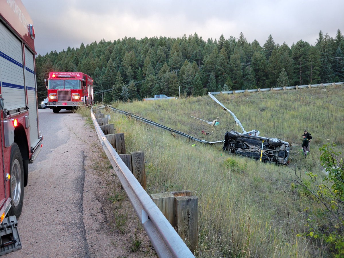 The firefighters, EMTs and paramedics of <a href="/ICFPD/">ICFPD</a> transported one patient from a motor vehicle collision this evening at n Hwy 285 near Sourdough. Thanks for moving over to give responders safe room to work