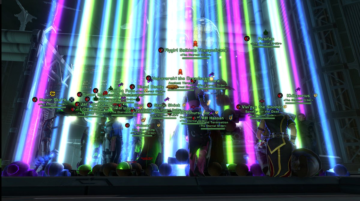 order_eternal's tweet photo. This past weekend, TEO worked on the slayer planetary achievements! Just from these pictures you can see all the loot on Iokath from slaying some repside officers #swtorfamily #swtor https://t.co/IPbQiMKKim