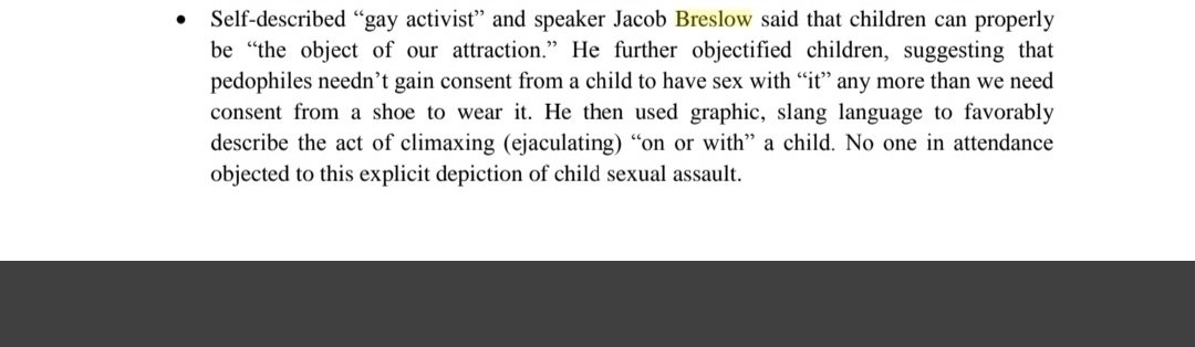 MForstater's tweet photo. In 2011 Jacob Breslaw gave this paper to a conference on "normalising pedophilia" . This is how his session was described by critics from the Catholic League.

What kind of Safer Recruitment is a children's charity doing that appoints such a Trustee? #Mermaids

(HT @FemmeLoves) https://t.co/NHupbg2tdh