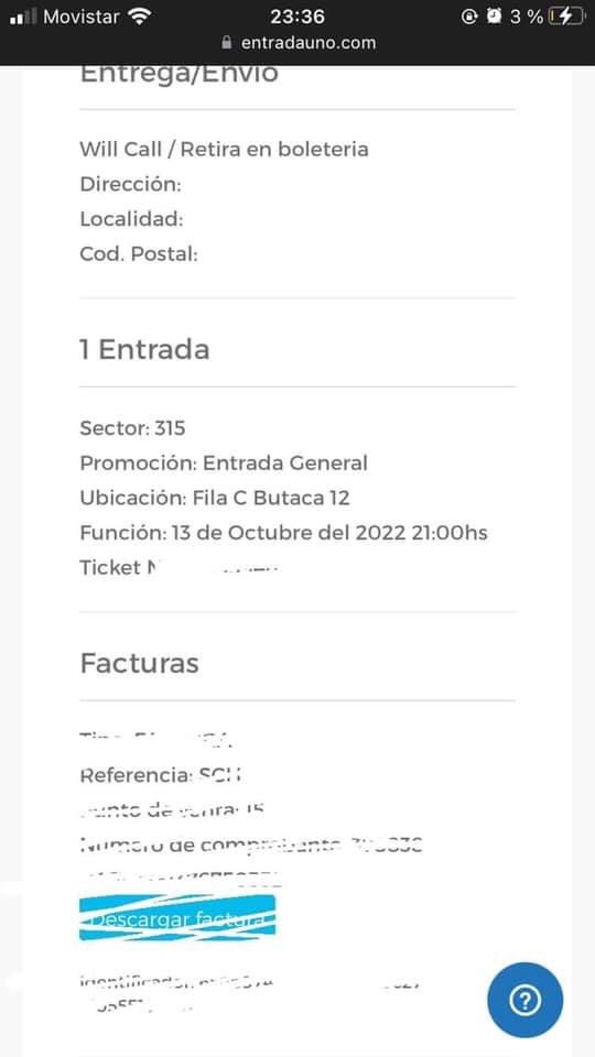 Imaginationcash's tweet photo. VENDO ENTRADA PARA VER A MORATEL 13 DE OCT ‼️
Se entrega la entrada en físico https://t.co/mpy8FT50QB