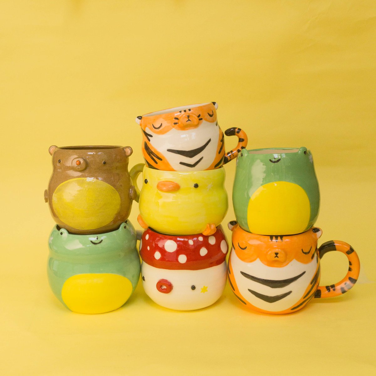 Ceramic pet mugs 🌱