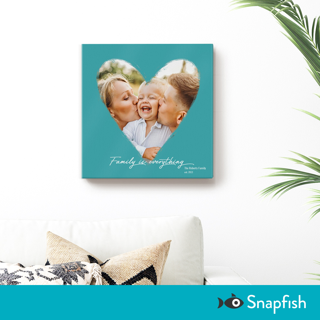 As temperatures drop, bring some warmth into your home with a stunning canvas print that is sure to keep you smiling!