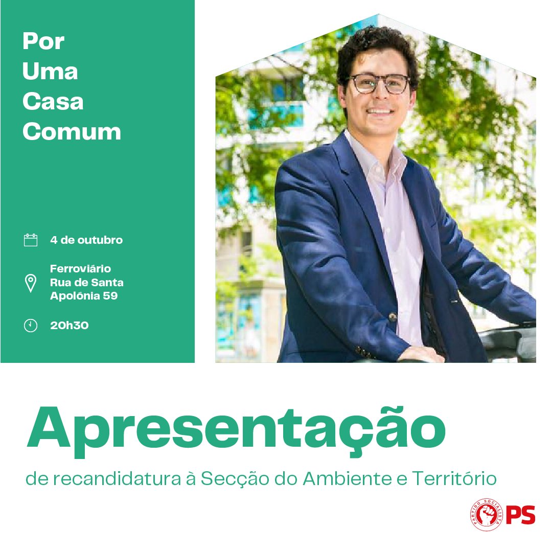 FilipeBej4's tweet photo. Amanhã dia 4, 20h30 no Ferroviário.
Apresentação: Por Uma Casa Comum
Recandidatura à @SAT_FAUL .
📍 Rua de Santa Apolónia 59
#porumacasacomum #ambienteeterritório #ambiente #territorio #ps #PartidoSocialista #psfaul https://t.co/mVn5f10zno