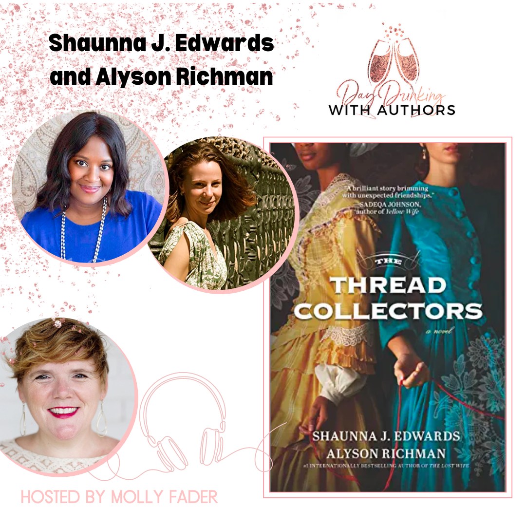 Molly O'Keefe/Fader (@mollyokwrites) on Twitter photo Shaunna J. Edwards and <a href="/alysonrichman/">Alyson Richman</a> discuss their Civil War novel - The Thread Collectors on a new Day Drinking with Authors.
Apple apple.co/2Gu7cUz
IHeartRadio ihr.fm/3jLqRgX
Amazon: amzn.to/3EYYTJs
More: buzzsprout.com/1311937 Shaunna J. Edwards and <a href="/alysonrichman/">Alyson Richman</a> discuss their Civil War novel - The Thread Collectors on a new Day Drinking with Authors.
Apple apple.co/2Gu7cUz
IHeartRadio ihr.fm/3jLqRgX
Amazon: amzn.to/3EYYTJs
More: buzzsprout.com/1311937
