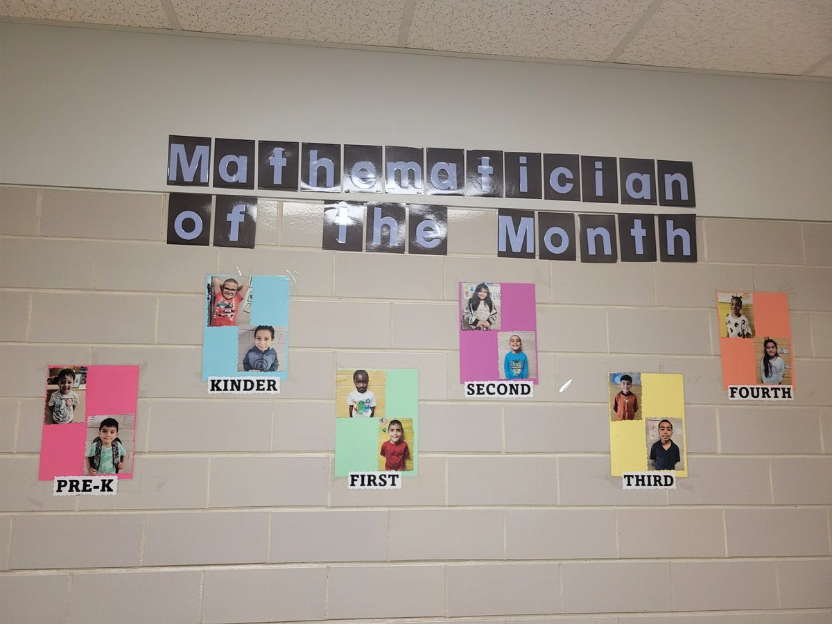 jenndest28's tweet photo. Our Freeman math wall is coming along. Our September Mathematicians are posted along with our September Dreambox trophy winners! 🦊🦊🦊
#PisdMathChat #P3 #P3ProblemSolvers https://t.co/tgbRtoadJn
