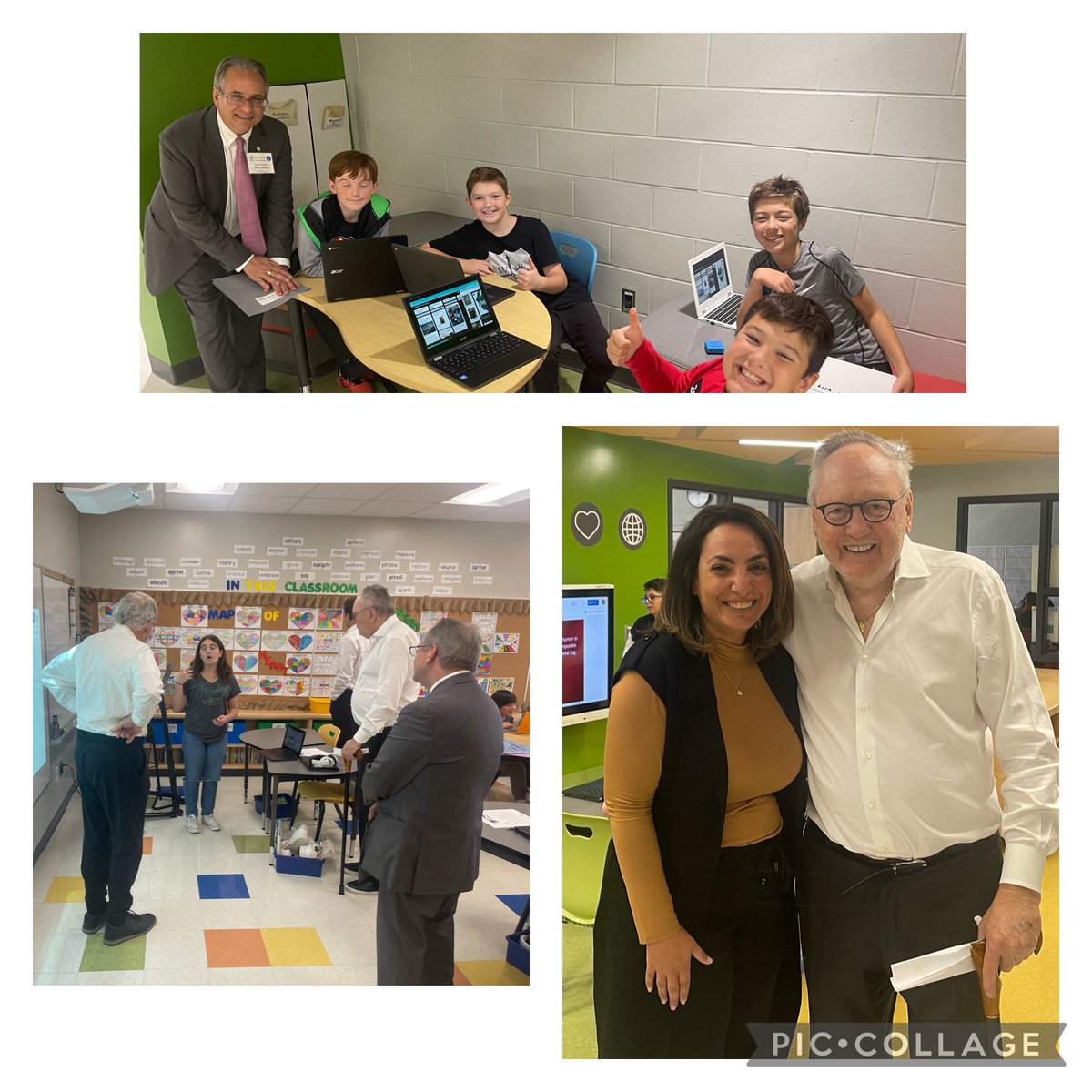 BoulosHala's tweet photo. Ss @StIsabelOCSB hosted NPDL guests, who got to see Global Competency of Collaboration in action. Among them was @MichaelFullan1, the Global Leadership Director, New Pedagogies for Deep Learning. Thank you @TDOttawa for taking the time to speak/listen to our students #ocsbJoy https://t.co/ITHPQJMsjo