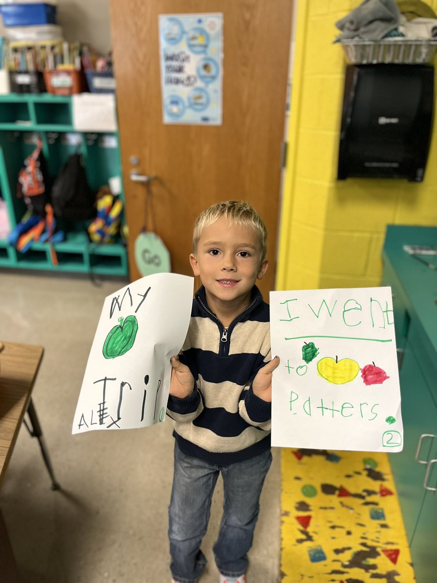 Revising our units of study to align with Science of Reading… Personal Narratives focused on field trip to Patterson Fruit Farm .. title page &amp; topic sentence .. details of five senses and vocabulary from unit coming soon! <a href="/CUYHTS/">Cuyahoga Heights Schools</a>
