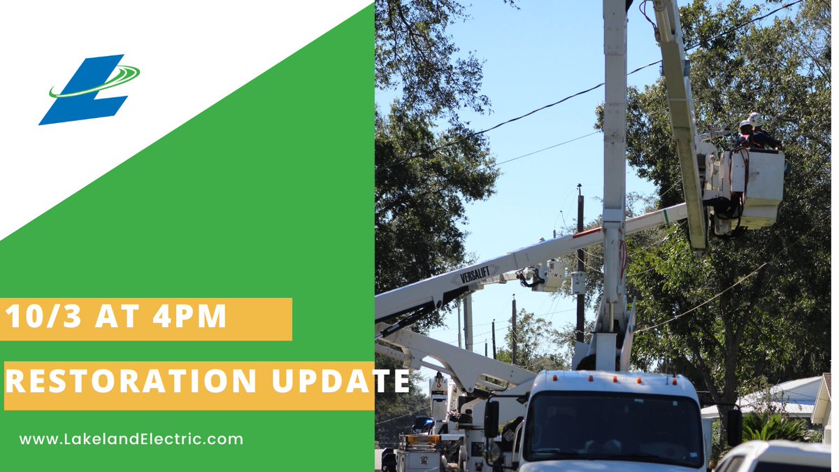 mylkldelectric's tweet photo. 4:00 p.m., reporting 2.2K customers without power. Restored 97% of storm-related outages. On track to restore the majority of the SOUTH side of service territory today w/ remaining EOD Tues. Few small outages remain on NORTH side of service territory will be restored by EOD Tues. https://t.co/QLyLzHwbs0