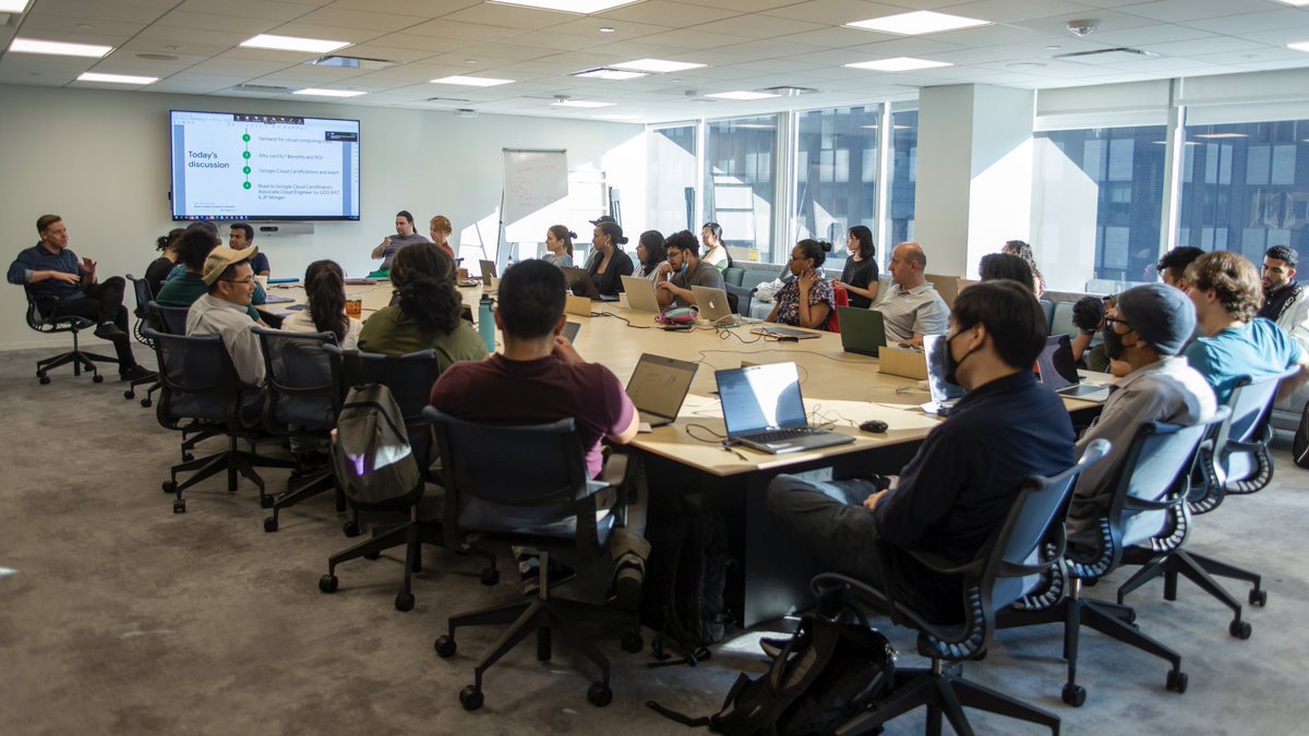 gdg_nyc's tweet photo. 🎉 We are so excited about our dedicated learners who will get a career changing certificate in the fastest growing cloud - @GoogleCloudTech

🙏 to all the speakers, organizers and our sponsor @jpmorgan 

Stay tuned for top speaker announcements! 📣

#CertifyWithGDG @GoogleDevsNA https://t.co/U1sPl1O3vg