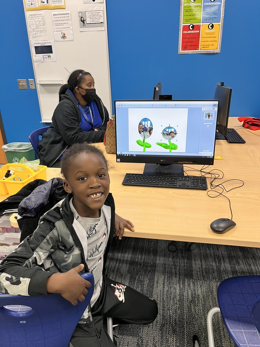 klein_staci's tweet photo. First graders learning about Inez Mexia in honor of Hispanic Heritage Month. Inez Mexia was a botanist. The first graders had to create new plants in Pixie similar to when Inez Mexia explored new plants.@western161 @Flossmoor161 #d161learns https://t.co/AJZ5gWnsWq