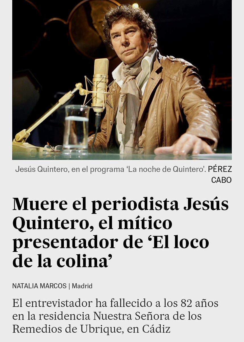 pepefrutosal's tweet photo. Quienes hacemos radio, quienes antaño intentamos en algún momento trasladar la magia de la radio a la tele, quienes siempre procuramos entender al entrevistado aún en la discrepancia, quienes creemos en la reflexión frente a la basura televisada ... estamos de luto. https://t.co/nopG9XYQn8
