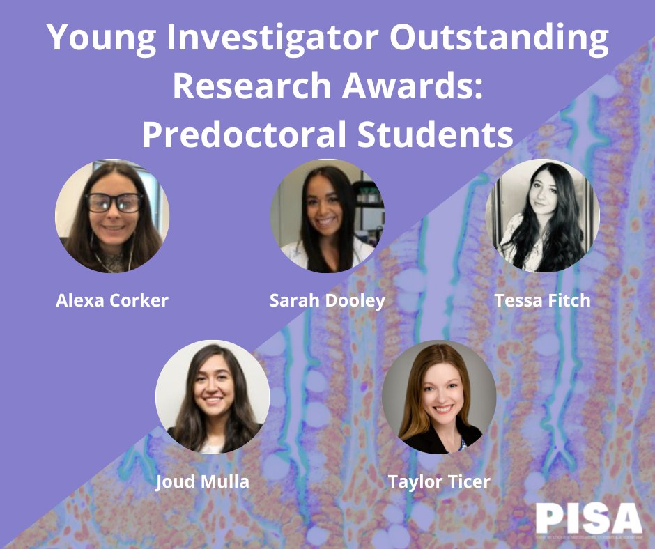 American Society for Investigative Pathology (@asipath) on Twitter photo The Young Investigator Research Excellence Awards were presented last week at the close of #PISA2022. Congratulations to these Predoctoral Student Awardees! <a href="/alexa_corker/">Alexa Corker🫀</a> <a href="/ScientistSarah_/">Sarah Dooley</a> <a href="/tessa_fitch/">tessa</a> @JoudMulla <a href="/TicerTaylor/">Taylor Ticer</a> The Young Investigator Research Excellence Awards were presented last week at the close of #PISA2022. Congratulations to these Predoctoral Student Awardees! <a href="/alexa_corker/">Alexa Corker🫀</a> <a href="/ScientistSarah_/">Sarah Dooley</a> <a href="/tessa_fitch/">tessa</a> @JoudMulla <a href="/TicerTaylor/">Taylor Ticer</a>
