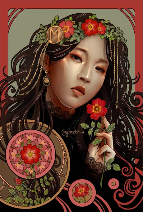 wild rose  #문별#MOONBYUL #MAMAMOOfanart #마마무 #MAMAMOO  