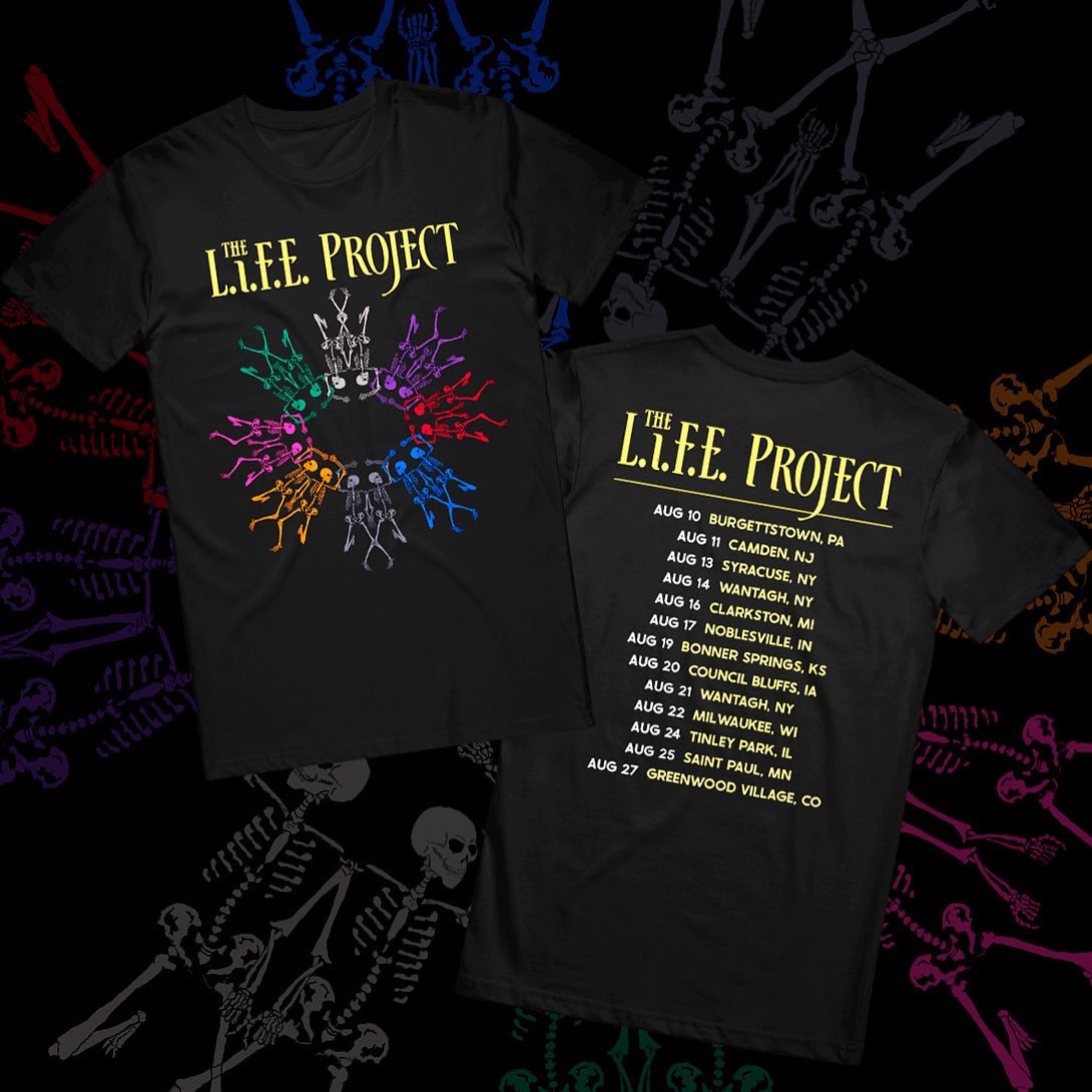 If you saw us along our summer tour with <a href="/AliceInChains/">Alice in Chains</a>, <a href="/BreakingBenj/">Breaking Benjamin</a>, and <a href="/BushOfficial/">BUSH</a> be sure to pick up a tour T-shirt available at thelifeproject.merchnow.com! 

📸: Gina Rose