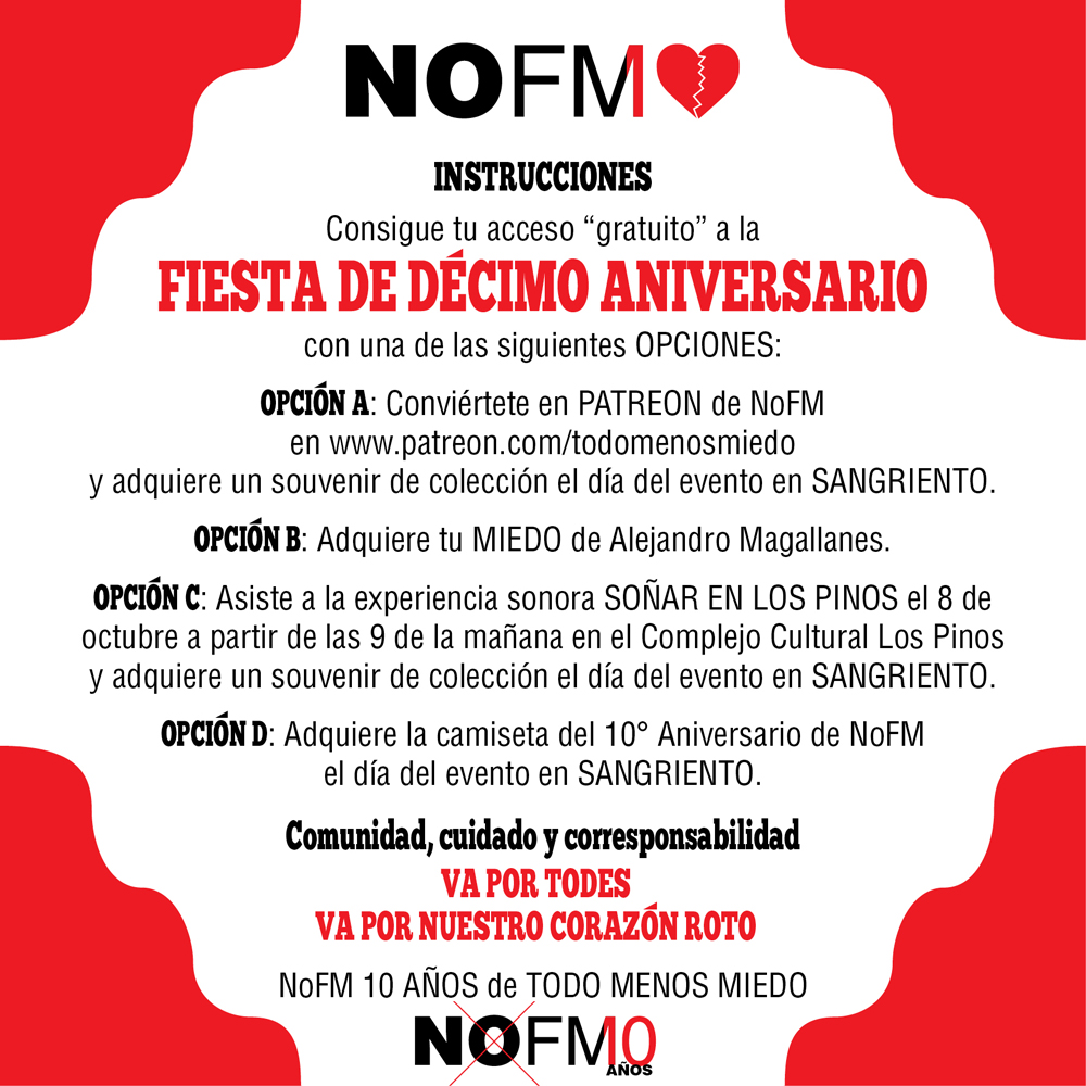 nofm_radio's tweet photo. Vive con nosotrxs el estreno de cuadrilatero con @luisaalmaguer2, @lacarlarivarola, @melisamusicamx y Maya Burns. Checa nuestras opciones de acceso y no te quedes sin lugar 
VA POR NUESTRO CORAZÓN ROTO
#NoFM #porNoFM https://t.co/chx2GJv8bZ